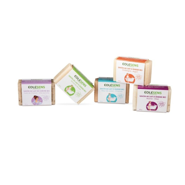 SAVON LAIT DE CHEVRE BIO + HUILE DE CHANVRE BIO 100 G