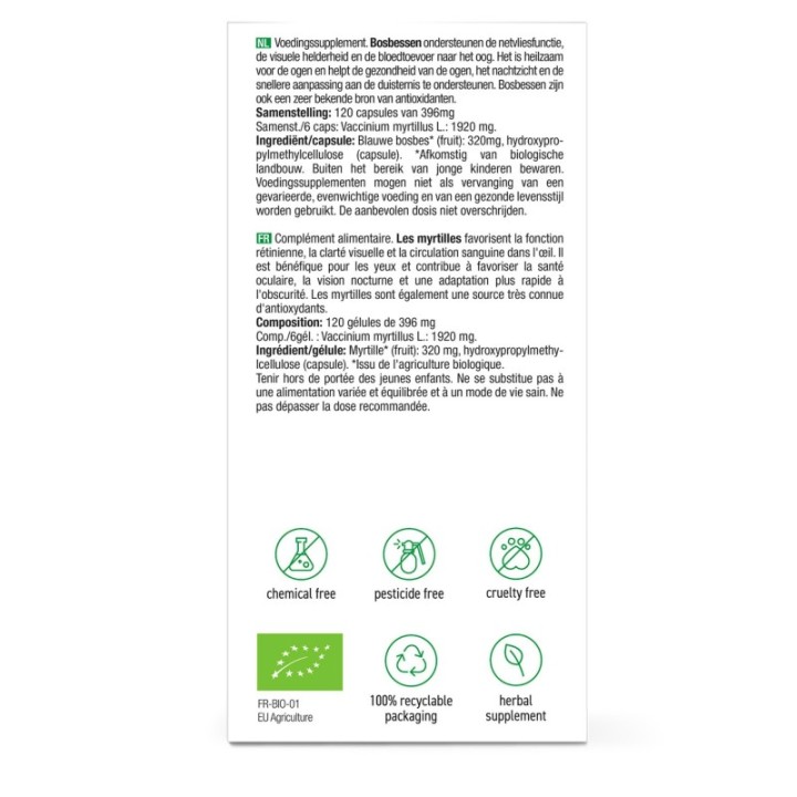 MYRTILLE 120 Gélules