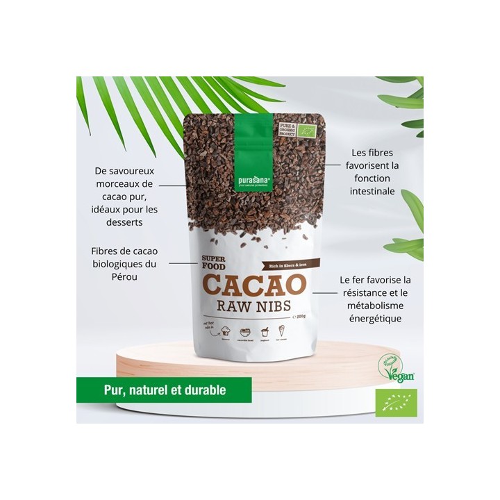 NOYAU DE CACAO 200 gr