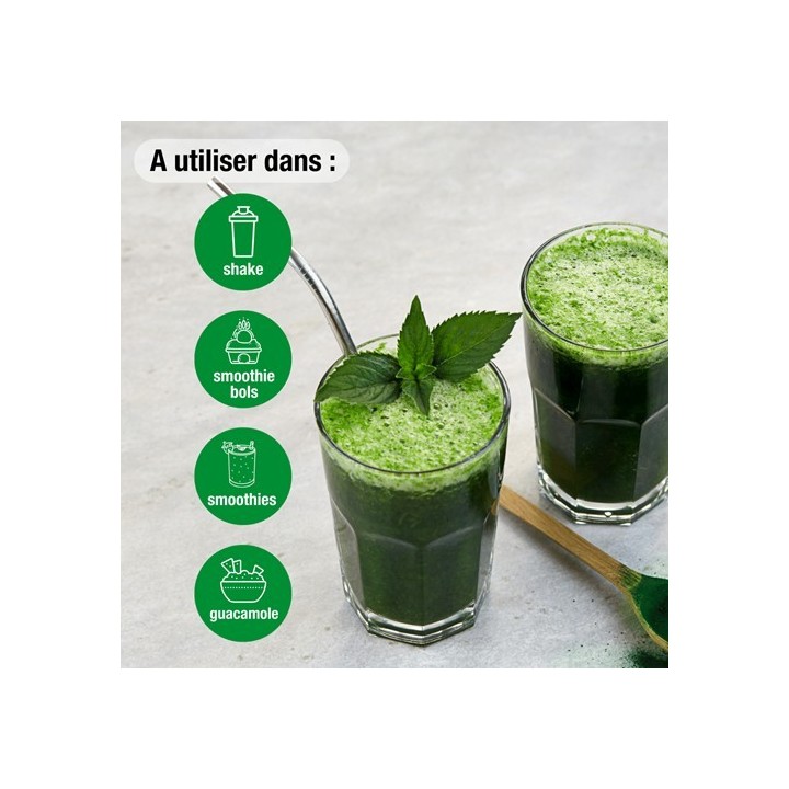 POUDRE DE CHLORELLA 200 gr