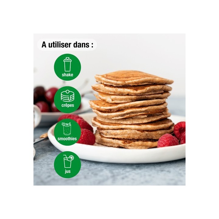 POUDRE DE PROTEINES DE CHANVRE 200 gr