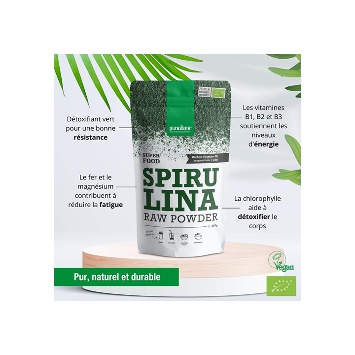 POUDRE DE SPIRULINE 200 gr