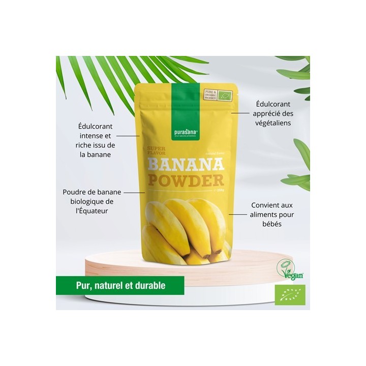 POUDRE DE BANANE 250 gr