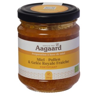 PREPARATION MIEL POLLEN ET GELEE ROYALE FRAICHE 250 G*