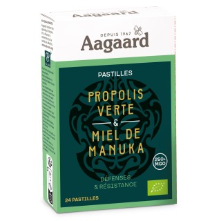 PASTILLES PROPOLIS VERTE & MIEL DE MANUKA 24 PASTILLES*