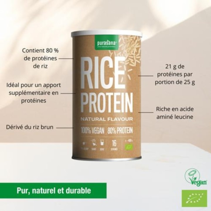 Protéine de riz - nature
