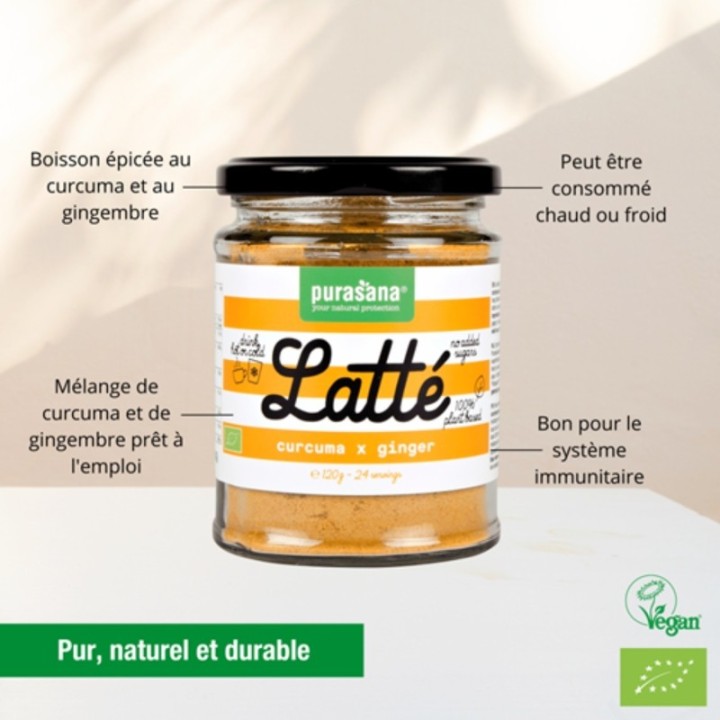 LATTE CURCUMA* 120 GR