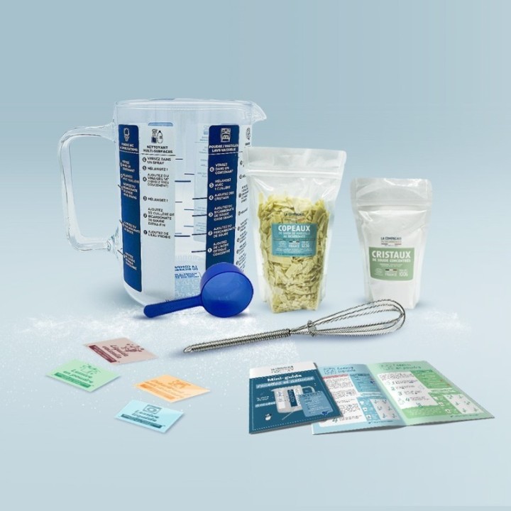 Verre doseur multi-recettes + 6 L de lessive liquide inclus - La Compagnie du Bicarbonate