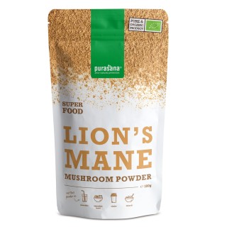 Poudre Lion's Mane (Héricium) Bio - 100gr - Purasana