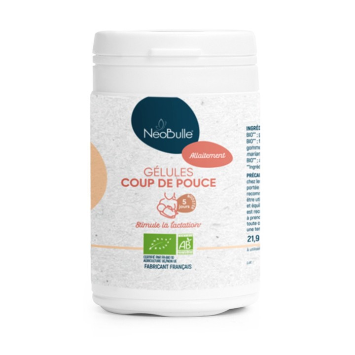 Coup de Pouce Allaitement Bio – Gélules naturelles pour mamans - Néobulle - La Source