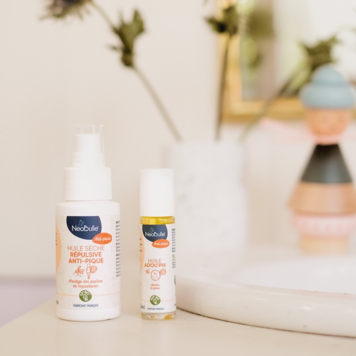 Huile Adou’Pik Bio – Roll-on apaisant piqûres d’insectes | Néobulle - La Source
