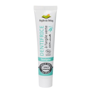 Dentifrice Argile Verte & Eucalyptus 75 ml – Soin buccal naturel - Argile du Velay - La Source