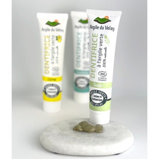 Dentifrice Argile Verte & Sauge 75 ml – Soin buccal naturel - Argile du Velay I La Source