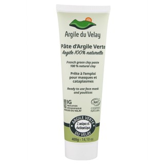 Argile Verte Préparée 400 g | Masque & Cataplasme – Origine Auvergne - Argile du Velay I La Source