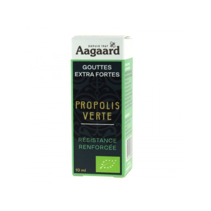Gouttes propolis verte extra fortes - 10 ml - Aagaard