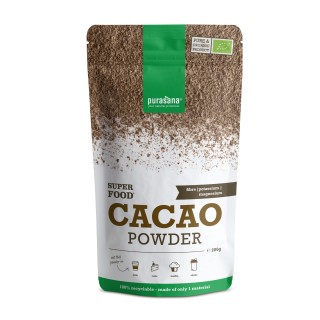Poudre de cacao bio - 200 g - Purasana