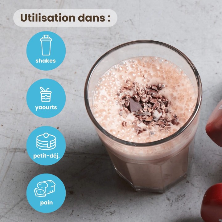 Whey protéine chocolat - 400 gr - Purasana