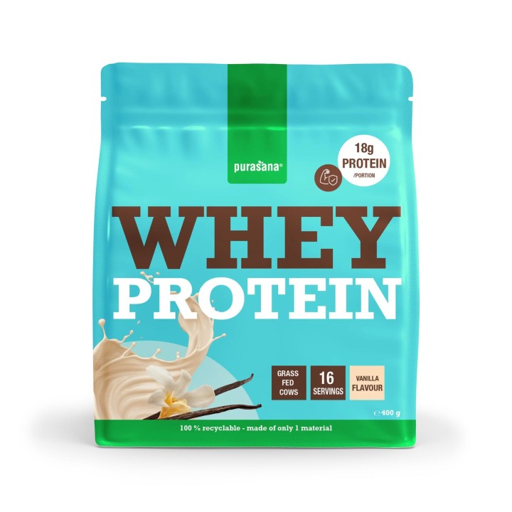 Whey protein vanille - 400 gr - Purasana (Petit Lait)