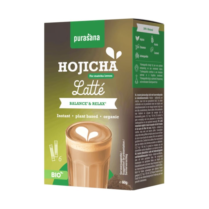 HOJICHA LATTE* 6 STICKS X 10 GR
