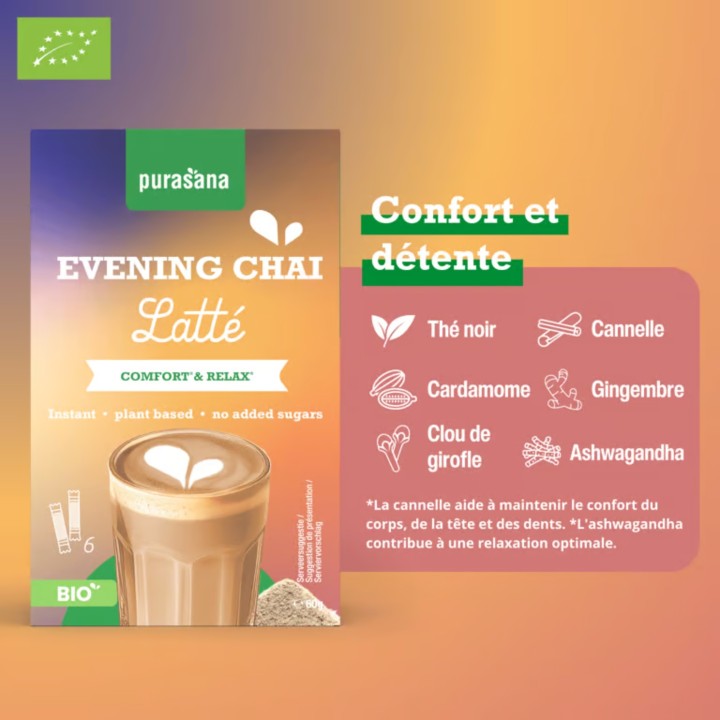 CHAI EVENING LATTE* 6 STICKS X 10 GR