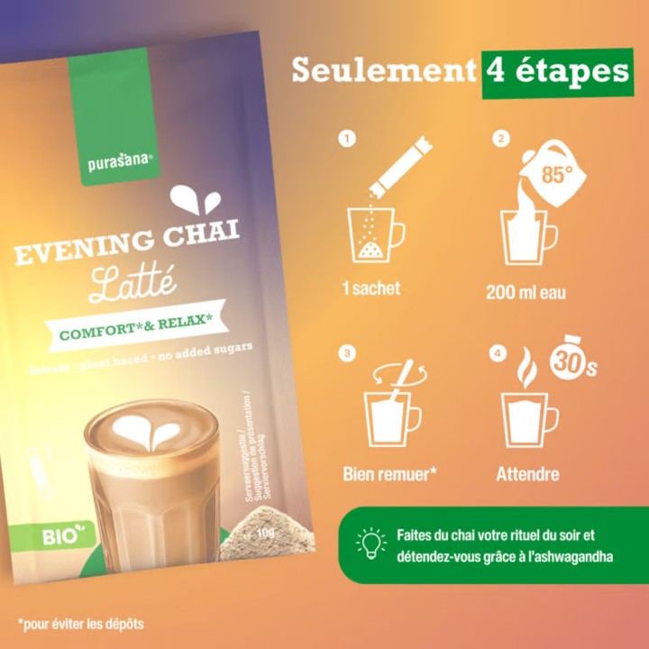 CHAI EVENING LATTE* 6 STICKS X 10 GR