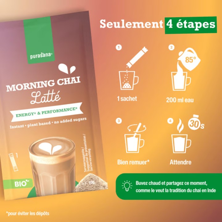 CHAI MORNING LATTE* 6 STICKS X 10 GR