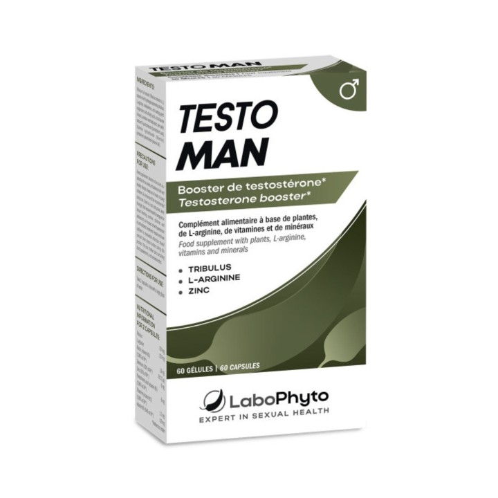 Testoman Labophyto | Cure naturelle pour soutenir le taux de testostérone | Elixanatur