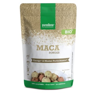 Maca Bio en poudre 100 g Purasana | Énergie & Vitalité Naturelle