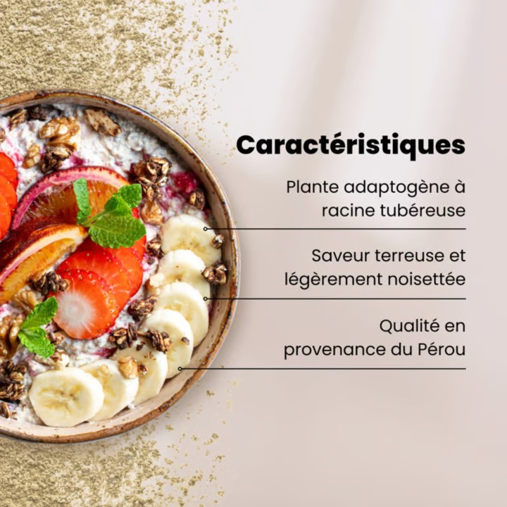 Maca Bio en poudre 100 g Purasana | Énergie & Vitalité Naturelle