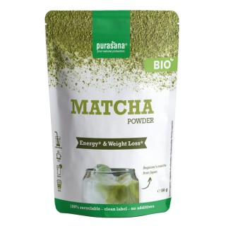 Matcha Classique Poudre 50g Purasana | Thé Vert Japonais Bio