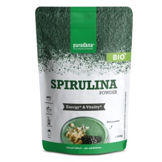 Spiruline en poudre 100 g Purasana | Complément alimentaire naturel
