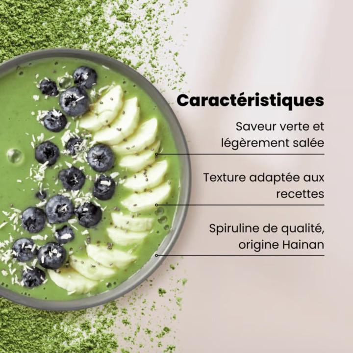 Spiruline en poudre 100 g Purasana | Complément alimentaire naturel