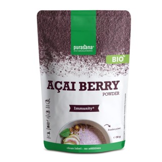 Baies d’Açaï en Poudre 50 g Purasana | Superaliment Bio La Source