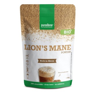 Lion's Mane Poudre 50 g Purasana | Champignon Adaptogène Bio