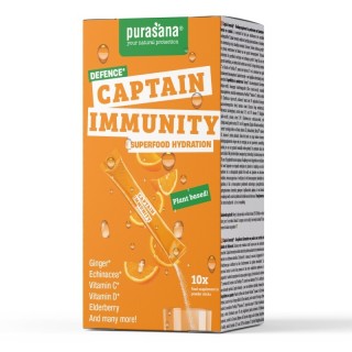 Captain Immunity Hydratation - Défense - 10 Sticks - Purasana
