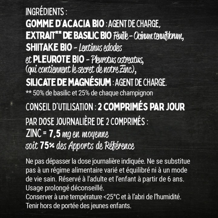 ZZZinc Les Bios Frères – Complément alimentaire au zinc