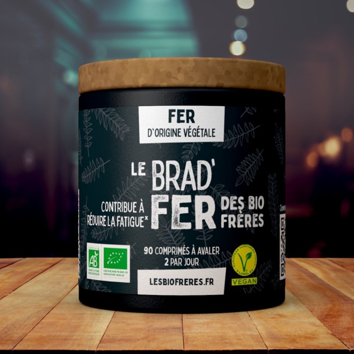 BradFer Les Bios Frères – Complément alimentaire au fer bio