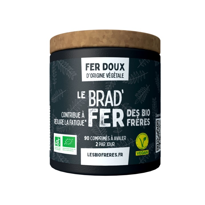 BradFer Les Bios Frères – Complément alimentaire au fer bio