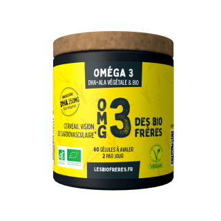 Oméga 3 Vegan Les Bios Frères – DHA & EPA d'origine végétale
