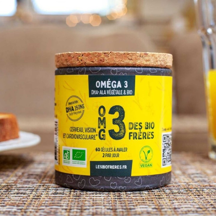 Oméga 3 Vegan Les Bios Frères – DHA & EPA d'origine végétale