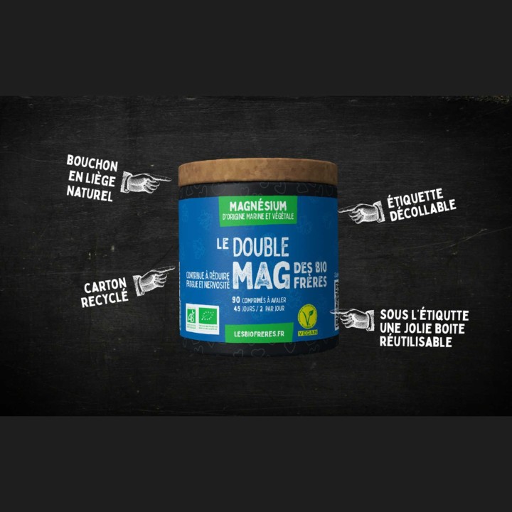 Double Mag Les Bios Frères – Complément au magnésium bio