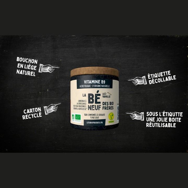 BenEuf Les Bios Frères – Complément alimentaire Vitamine B9