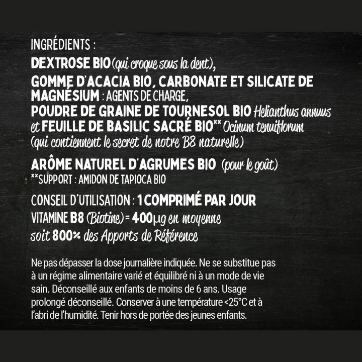 Behuit Les Bios Frères – Complément alimentaire Vitamine B8