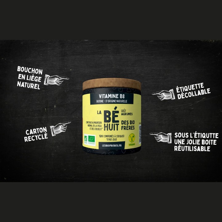 Behuit Les Bios Frères – Complément alimentaire Vitamine B8