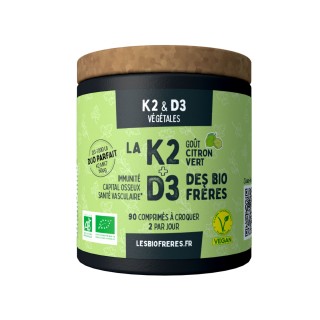 Vitamine K2 D3 Bio – Complément alimentaire vegan | La Source