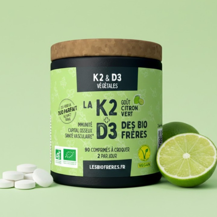 Vitamine K2 D3 Bio – Complément alimentaire vegan | La Source