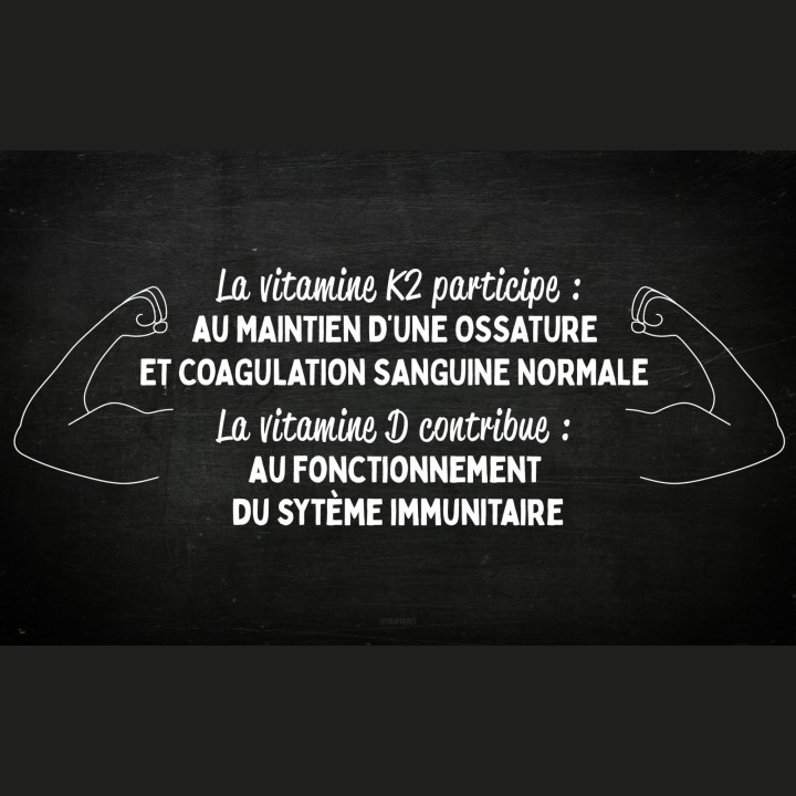 Vitamine K2 D3 Bio – Complément alimentaire vegan | La Source