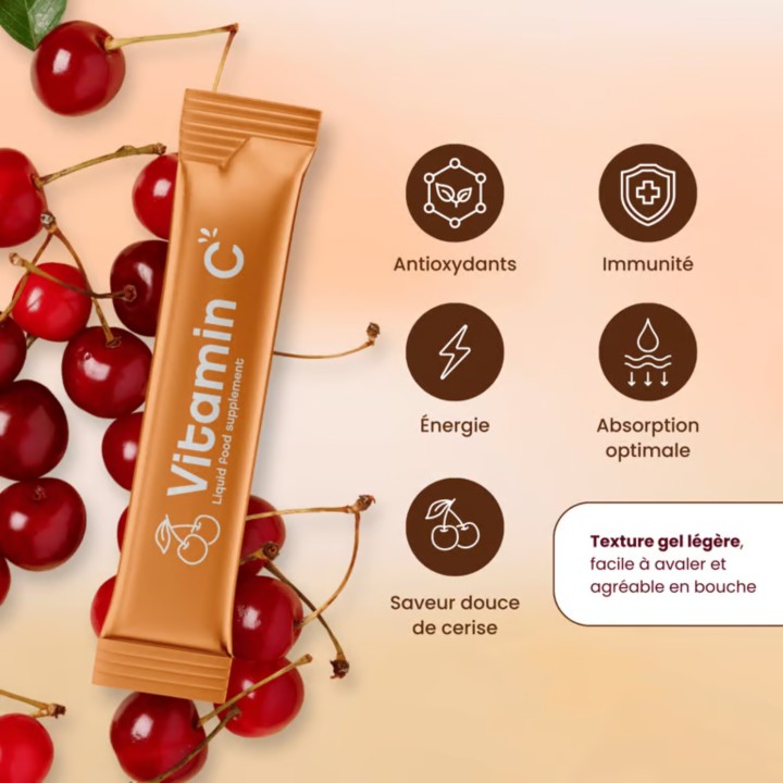 Vitamine C Liquide Purasana 15 Sticks 10ml | Énergie & Immunité | La Source