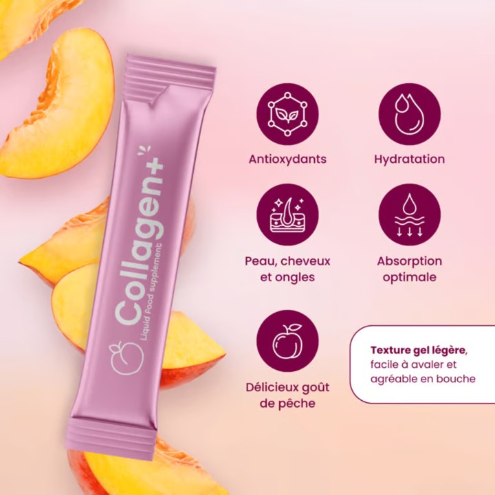 Collagène Liquide Purasana – 15 sticks de 10 ml |La Source