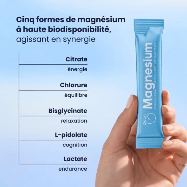 Magnésium Liquide Purasana 15 Sticks 10 ml | Énergie & Vitalité | La Source